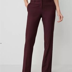 Elegant Burgundy Women's Pants